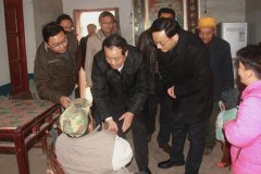 刘传铁厅长到孝昌县王店镇盛畈村调研指导精准扶贫工作